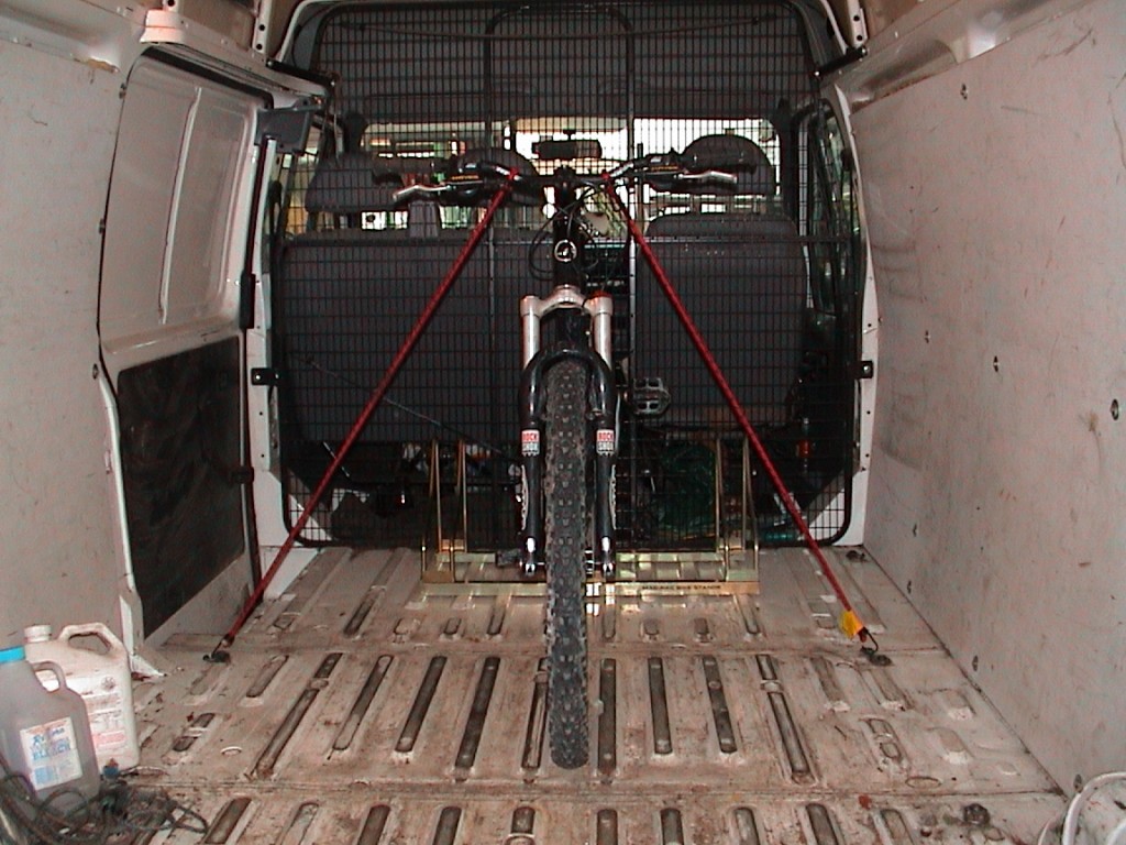 Bike Racks in a Van Bike Stands