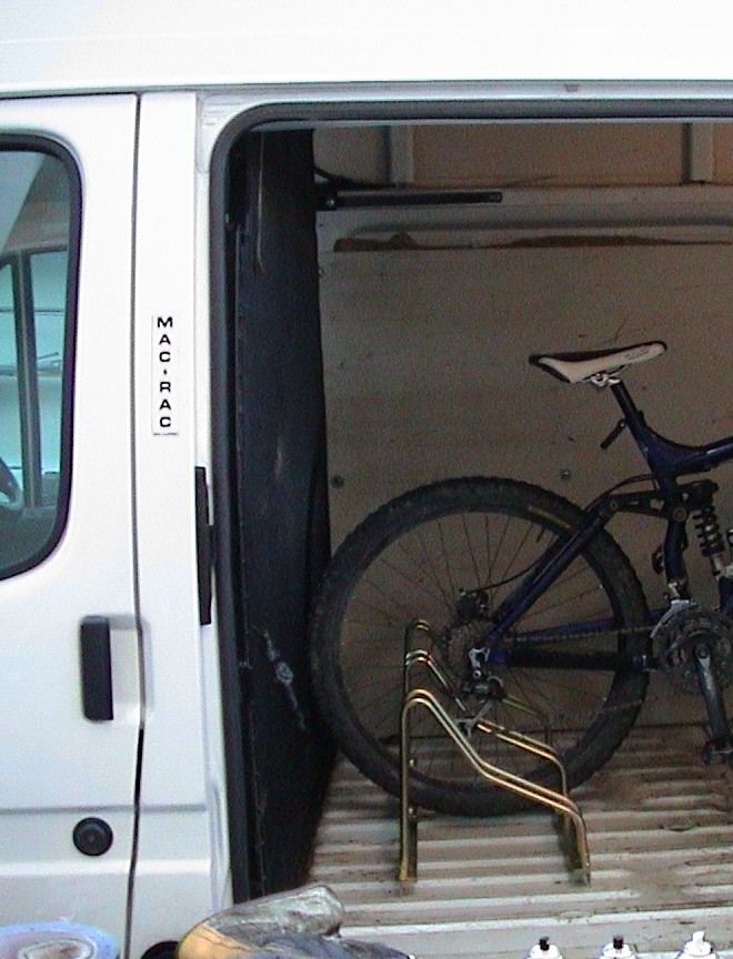van bike stand
