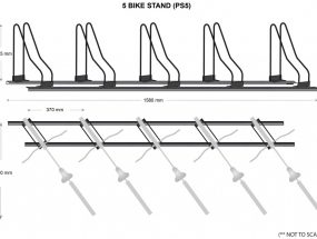 5 Bike Stands Parking Specs